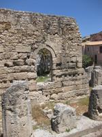Siracusa / Syrakus - Ruine des Apollon-Tempels 