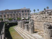 Siracusa / Syrakus - Ruine des Apollon-Tempels 