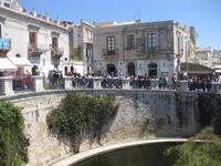 Siracusa / Syrakus - An der Fonte Aretusa, einer Süßwasserquelle