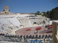 Siracusa / Syrakus - Im Parco Archeologico della Neapolis - das Griechische Theater