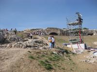 Siracusa / Syrakus - Stadtteil Neapolis - Im Griechischen Theater