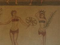 Villa Romana - Fußbodenmosaik Ausschnitt 