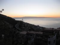 Vom Hotel Olimpo aus - Sonnenaufgang über dem 