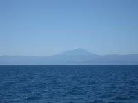 Der Ätna in der Ferne