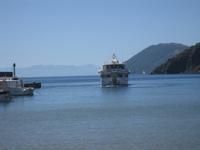 Unser Schiff verlässt Lipari