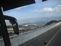 Bei Messina auf der Rückfahrt zum Hotel Olimpo nach Letojanni