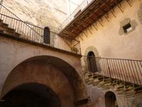 Innenansicht des Castels in Castelbuono