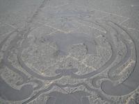 der Elefant von Catania als Fußbodendesign 