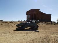 Concordia Tempel und der gefallene Ikarus