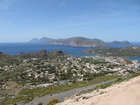Blick auf Vulcano und Lipari