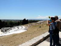  im griechischen Theater von Syrakus