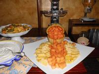  Teil des Frühstücks in der Case de Latomie