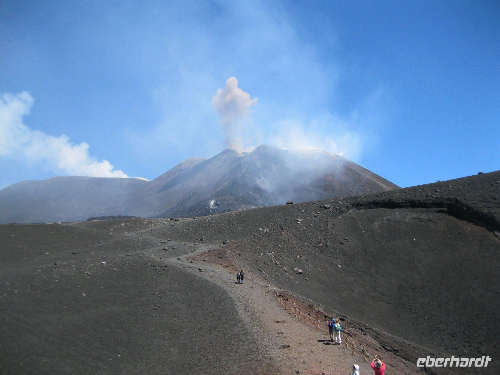 Gasexplosion am Ätna