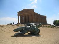 Concordia Tempel mit Ikarus