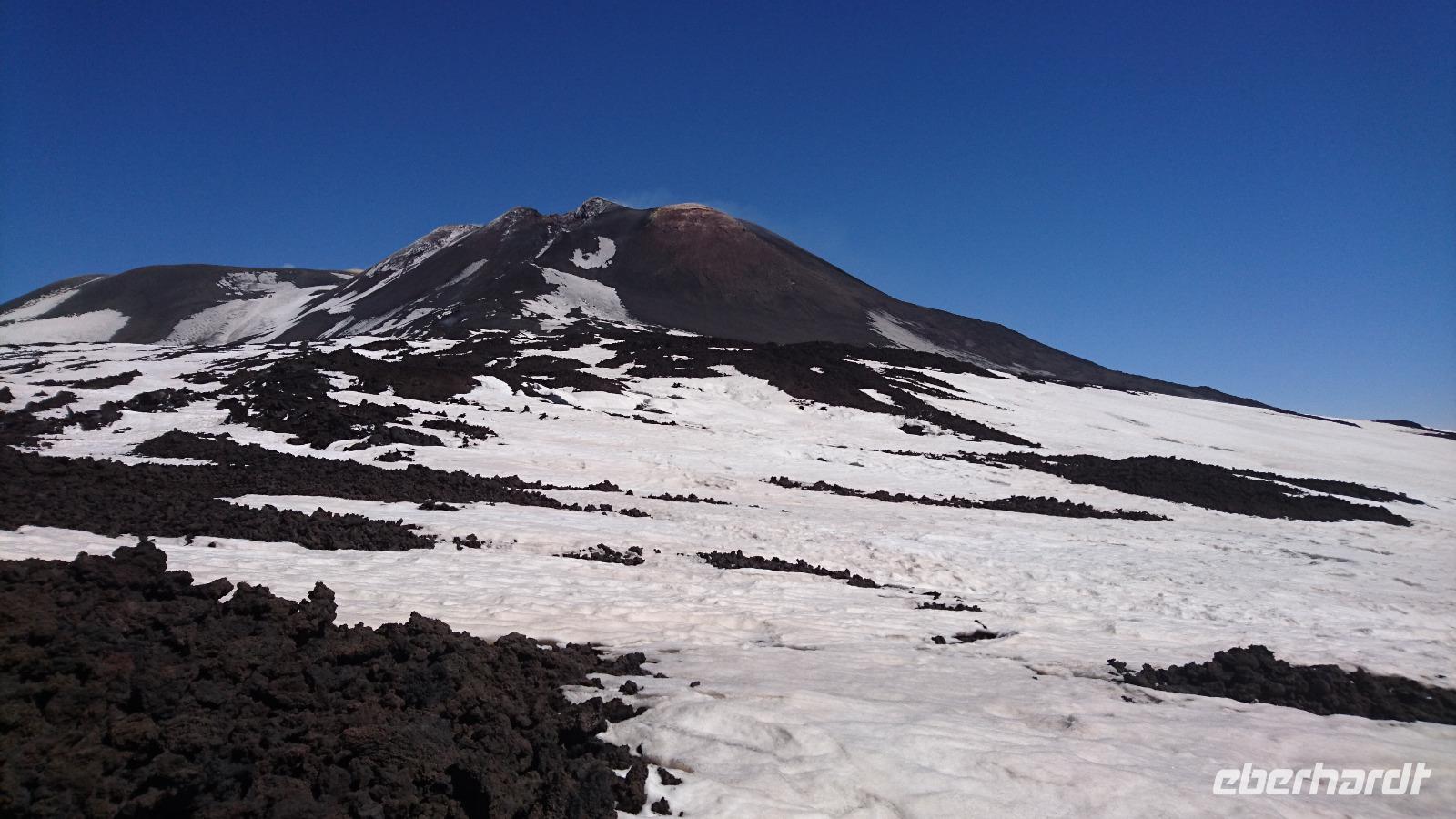 Der Gipfel des Ätna