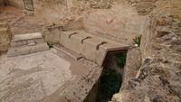 Toiletten und Kanalisation in der Villa Romana