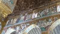 Goldene Malerei in der Capella Palatina in Palermo