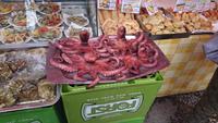 Tintenfisch auf dem arabischen Markt in Palermo