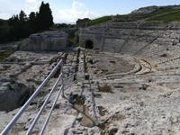 Griechisches Theater in Syracus.