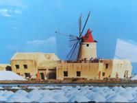 Windmühle bei den Salinen von Marsala.