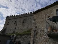 Die Burg des Stauferkönigs Friedrich II.in Motalbano Elicona.