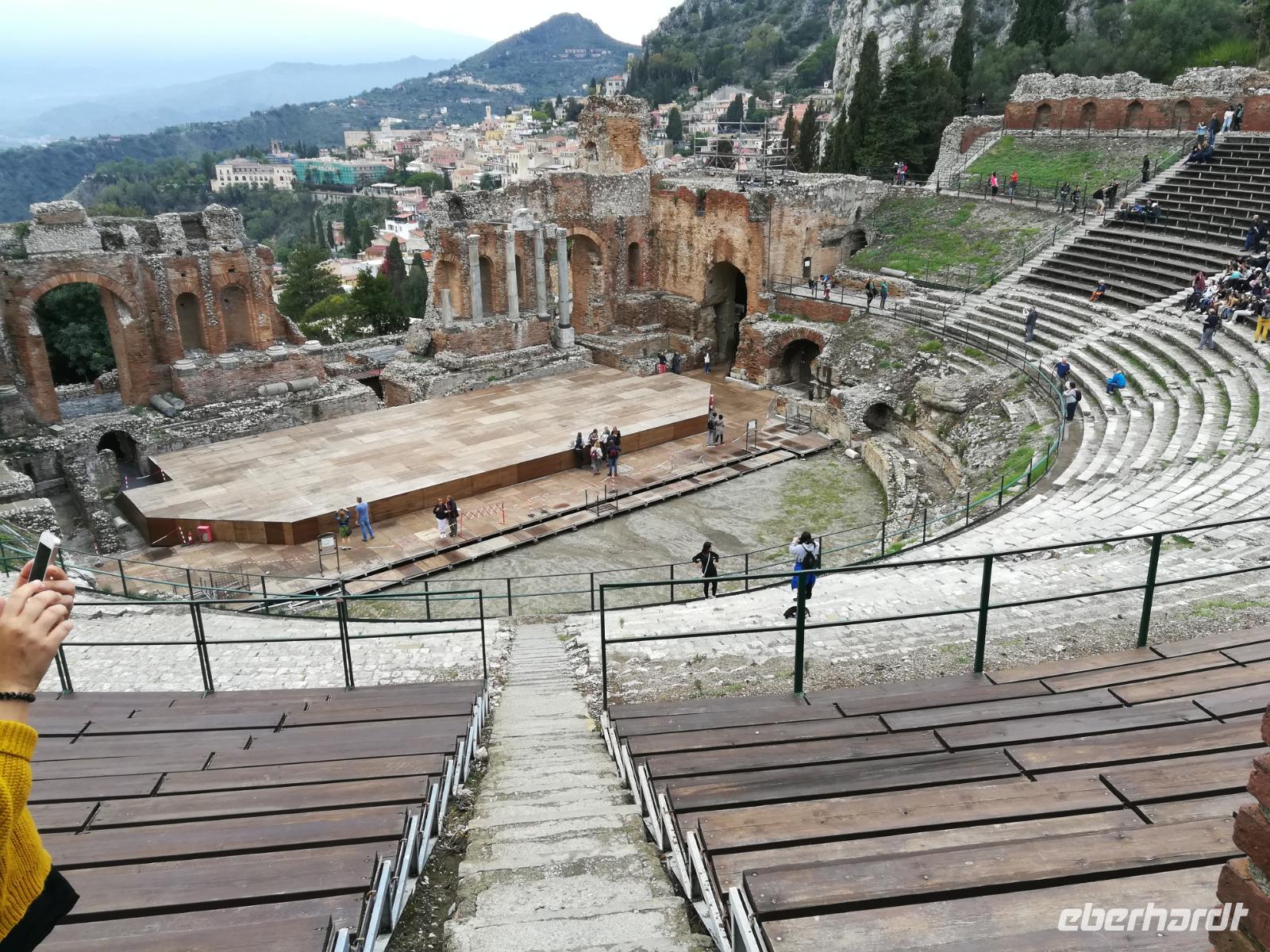 Das antike Griechische Theater in dieser Größe von den Römern erbaut.