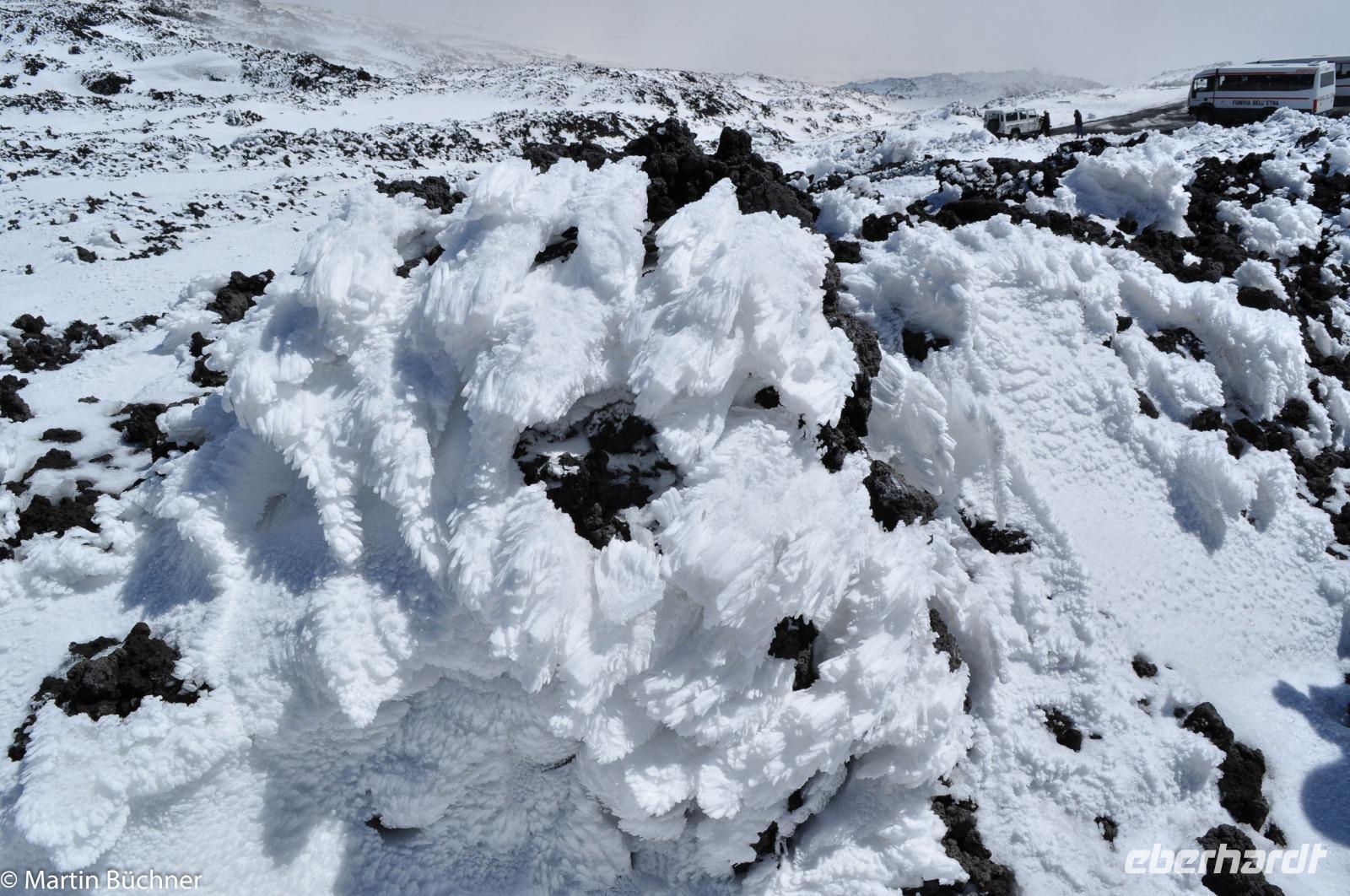Raureif am Ätna