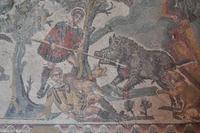 Villa Romana dell Casale - Römische Villa - Jagdszene - Jäger verletzt sich