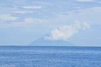 Stromboli mit Wetterwolke