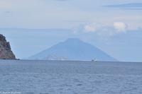 Insel Lipari - Blick nach Stromboli