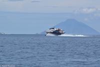 Insel Lipari - Blick nach Stromboli