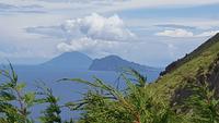 Aussicht auf die Liparischen Inseln