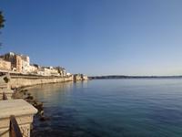  Blick zur Festung von Syrakus