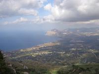  Blick von Erice auf die Küste