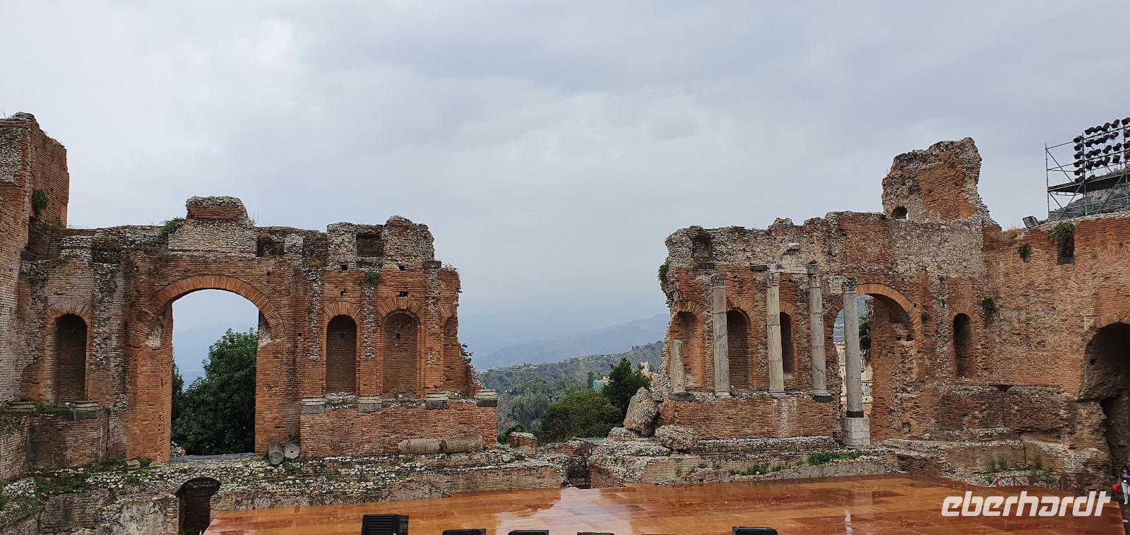 Taormina- Blick zum Ätna 