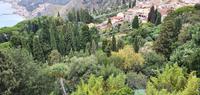 der öffentliche Garten in Taormina