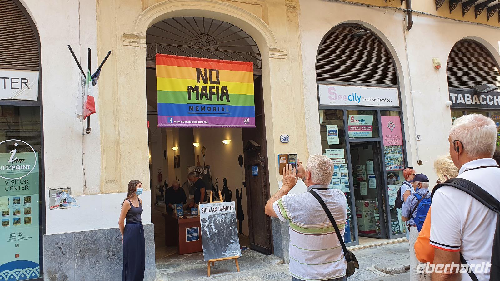 No Mafia Ausstellung in Palermo