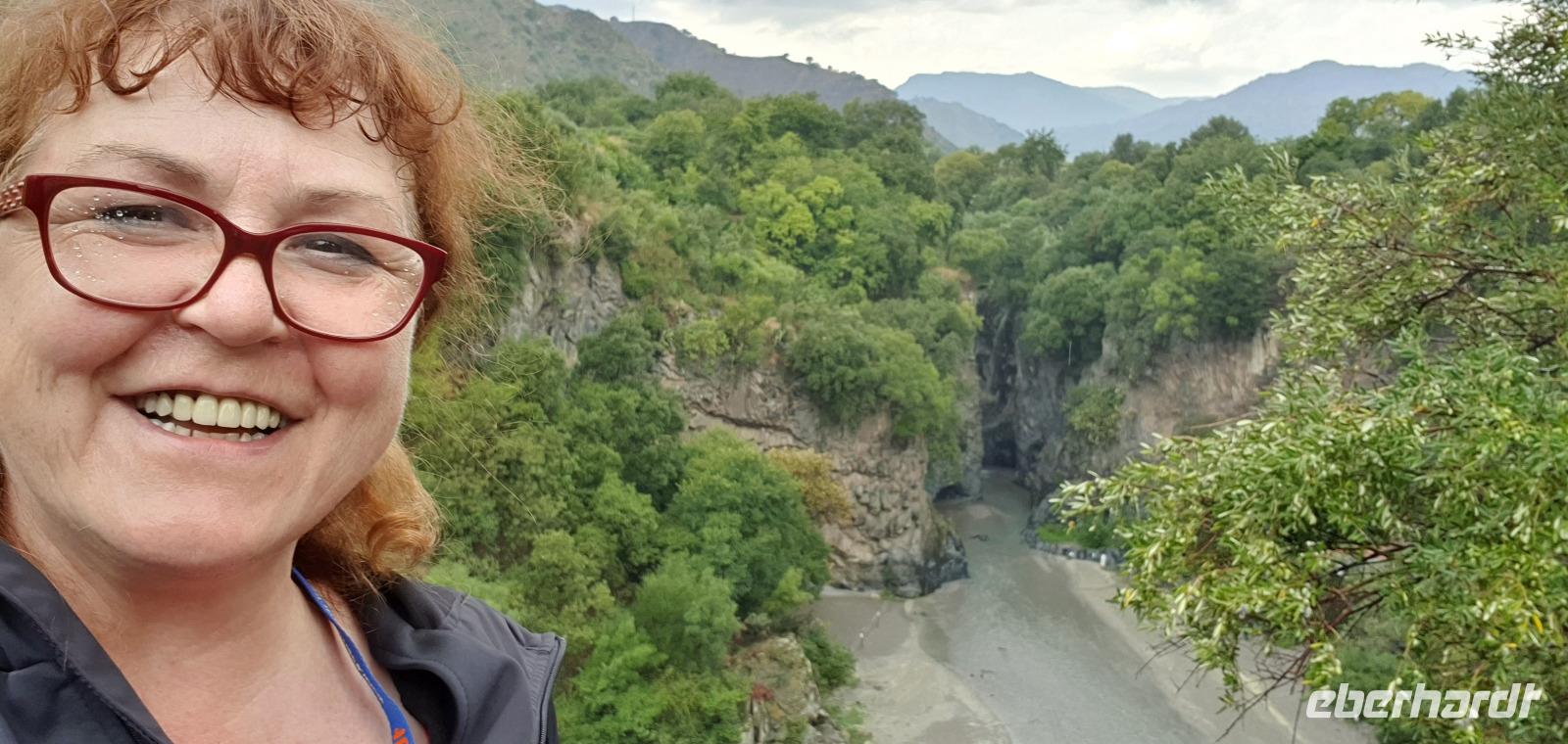 Regen an der Alcantara Schlucht