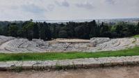 das griechische Theater im archäologischen Park Syrakus