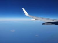 Flug nach Sizilien über den Stromboli und Panarea