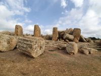Selinunte, eingestürzter Tempel F