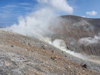 Vulcano, Krater und Fumarolen