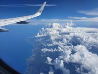 Heimflug, Küstenlinie Nordsizilien