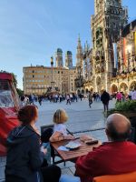 Reiseabschluss am Marienplatz in München