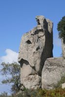 Hochebene  von Argimusco  Megalithen - Soldat