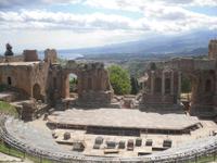 Im Amphitheater von Taormina