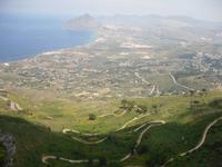 Blick von der Burg in Erice