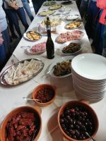 Agriturismo - Borgo San Nicolao - unser Mittagsbüffett