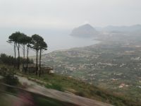 Die Fahrt nach unten von Erice