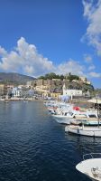 hafen Lipari mit Akropolis